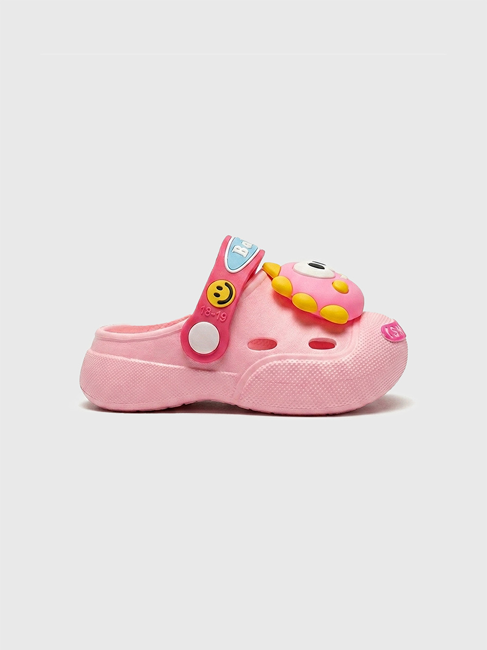 KiddoBounce Dino EVA Clogs Pink - Q01